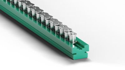 Roller chain guide Type CU